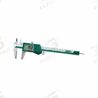 INSIZE Digital Caliper: 0 in to 6 in /0 mm to 150 mm, +/- 0.0012 in Accuracy, Cabled/Wireless (MPN 1110-150B). Key specifications — attr1185476: INSIZE; attr1185436: Certificate of Inspection with NIST Traceability; attr1185475: Not Rated; attr1185429: +/- 0.0012 in; attr1185430: 0.0005 in/0.01 mm; attr1218557: Transmitter Required; attr1220488: Not Included.