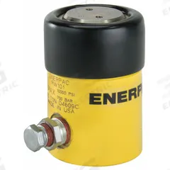 ENERPAC Hydraulic Ram: 10 ton Nominal Capacity, 7/8 in Nominal Stroke Lg, 3.53 in Retracted Ht (MPN RW101). Key specifications — attr98898: ENERPAC; attr1099387: 1-1/2 in.