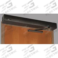 RECORD Door Operator: Low Energy, Heavy Duty, 39 in Lg, 5 1/8 in Wd, 4 1/8 in Ht, Bronze (MPN W9-235). Key specifications — Compatible with Brand: Universal; Compatible with Series: Universal; Energy Source: Electromechanical; Performance Grade: 1 - Heavy Duty; Power Level: Low Energy; Brand: RECORD; Ligature Resistance: Not Ligature-Resistant; Finish: Dark Bronze Painted.