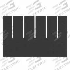 AKRO-MILS Divider: 7 1/8 in x 4 1/2 in, Black, For 6 1/2 in Bin Wd, Plastic, Short Side (MPN 41105). Key specifications