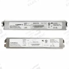 LED Driver: 100 W Power Output, 120/277V AC, 24V DC, 5 3/8 in Lg, Wet Location Rated, 3/4 in Ht (MPN VLM100W-24). Key specifications — attr1264212: Driver Only; attr1264214: 120/277V AC; attr1264224: 24V DC; attr1264225: 100 W; attr1264175: DIODE LED.