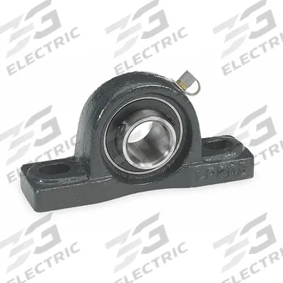 Dayton Pillow Block Bearing: 1/2 in Bore, Cast Iron, Set Screws, 1 3/16 in Shaft Ht - General Purpose Pillow Block Ball Bearings