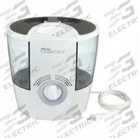 Portable Humidifier: Steam, 2.1 gal Daily Humidification Output, Warm, Tabletop Housing, Pour-In (MPN OWM220AWHT). Key specifications — Brand: AIRCARE ESSENTIALS.
