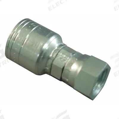 AEROQUIP Hydraulic Crimp Fitting: Steel x Steel, Straight, -12 For Hose Dash Size - Crimp Hydraulic Hose Fittings with NPSM Connection