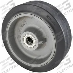APPROVED VENDOR Caster Wheel: 15 7/8 in Wheel Dia., 5 1/8 in Wheel Wd, Rubber, 3,300 lb Load Rating (MPN GEV 405/45K). Key specifications — attr1111770: Iron; attr1111778: Black; attr1111764: APPROVED VENDOR.