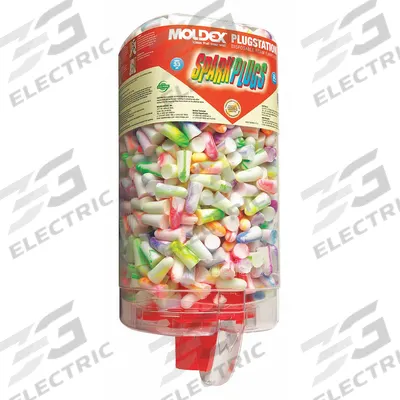 MOLDEX Ear Plug Dispensing System: Dispenser with Refill, Bullet, 33 dB NRR, 500 Pairs - Bullet-Shaped Earplug Dispensers & Refills