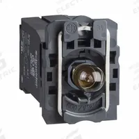 SCHNEIDER ELECTRIC Lamp Module: 22 mm Size, Clear, Incandescent, 120 V AC Rating, Transformer (MPN ZB5AV3). Key specifications — Compatible Operator: Selector Switch; Compatible with Series: XB5; Terminal Connection Type: Screw Clamp Terminals; Brand: SCHNEIDER; Manufacturer Part Number: ZB5AV3; Includes Bulb: Bulb Included.