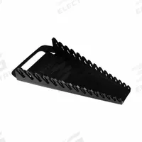 ERNST MANUFACTURING Hand-Held or Pegboard Wrench Gripper: Black, 7 1/2 in Overall Wd, Plastic (MPN 5089). Key specifications — attr1125348: Plastic; attr1125346: ERNST MANUFACTURING; attr1125347: Black; attr1125372: Bolt-On; attr1136588: Wrenches.