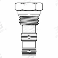 BUCHER HYDRAULICS Hydraulic Cavity Plugs: Zinc-Coated Steel, Three-Way, 1_2_3 Blocks Ports, Buna-N (MPN CPLG-12-N-30-013). Key specifications — attr1012059: CPLG-12-N-30-013; attr1011660: Buna-N; attr1011634: Zinc-Coated Steel; attr1011635: BUCHER HYDRAULICS; attr1203796: 1-1/16''-12.