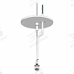 DAYBRITE Adjustable Cable Hanger Kit: 48 in Lg, White, For FluxSteam (MPN DACH48-1-SC). Key specifications — For Use With: FluxSteam; Includes: Hanger Kit; Accessory Type: Adjustable Cable Hanger Kit; Finish: White; Brand: DAYBRITE.
