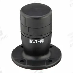 EATON Mounting Base: Tower Light Base, For SL4, 3 1/4 in Overall Ht, 1 9/16 in Overall Dia (MPN SL4-PII-EMH). Key specifications — Brand: EATON; Compatible with Series: SL4; Connection Type: Spring-Loaded Terminal; Housing Color: Black; IP Rating: IP66; Mounting Location: Threaded Mount; Manufacturer Part Number: SL4-PII-EMH; Includes: Fixing Holes Push-In.
