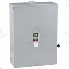 SQUARE D Safety Switch: Non-Fusible, 200 A, Three Phase, 240V AC, Galvanized Steel, Indoor/Outdoor (MPN DTU324NRB). Key specifications — attr867131: SQUARE D.