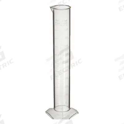 APPROVED VENDOR Graduated Cylinder: Polymethylpentene, 500 mL, 16.9 fl oz, To Contain (TC) - Plastic Graduated Cylinders
