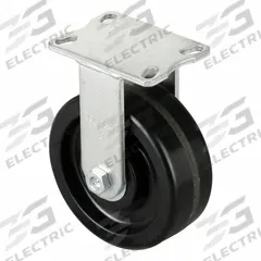 APPROVED VENDOR Plate Caster: Rigid, No Brake, Phenolic, 8 in Wheel Dia, 3 in Wheel Wd, Slot, Roller (MPN P27R-PH080R-16). Key specifications — Wheel Bearing Type: Roller; Wheel/Tread Color: Black; Brand: APPROVED VENDOR; Caster Type: Rigid.