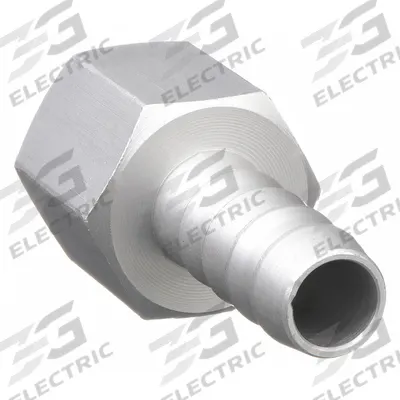 SPEEDAIRE Barbed Hose Fitting: For 1/4 in Hose I.D., Hose Barb x NPT - 6061-T6 Aluminum Multipurpose (Air, Water, Chemical) Rigid Barbed Hose Fittings