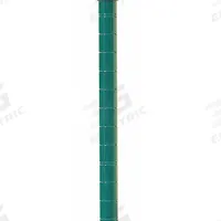 METRO Industrial Wire Shelving Post: 7 in x 1 in, Steel, Split Sleeve, Green, 1 Posts (MPN 7UPK3). Key specifications — Brand: METRO; Resistance Properties: Antimicrobial; Recommended Environments: Dry; Leveling Feet Included: No; Color: Green; Finish: Epoxy Coated; Material: Steel.