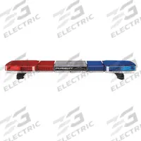 CODE 3 Mini Light Bar: Emergency Vehicle Mini Light Bar, Red, 60 W Watt, Red, LED, Permanent, IP67 (MPN PT47-GRRFTD). Key specifications — Brand: CODE 3; Lens Color: Red; Number of Flash Patterns: 21; Installation Type: Permanent; Operating Voltage: 10-30V DC.
