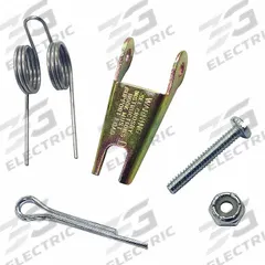 CROSBY Spring Latch: Spring, 2 1/4 in Latch Lg, Pin, 1/4 in Latch Eye Dia, 27/32 in Wd Between Eyes (MPN 1096515). Key specifications — Brand: CROSBY; Manufacturer Part Number: 1096515; Latch Type: Spring; Attachment Type: Pin.