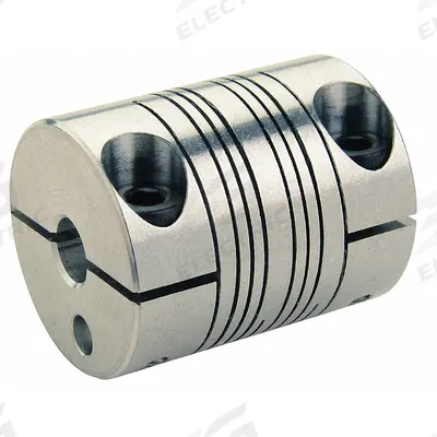 RULAND MANUFACTURING Motion Control Coupling: 3° Angular Misalignment, 9 mm Bore Dia 1, Clamp On - High-Precision Clamp-On Beam Shaft Couplings