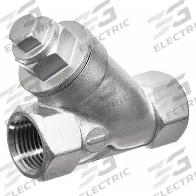 USA INDUSTRIALS Ball Valve w/ Combination Strainer: 1/2 in Nominal Valve Size - Stainless Steel Strainer/Ball Valves
