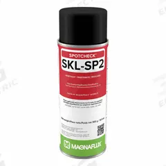 MAGNAFLUX Dye Penetrant: 10.5 oz, Aerosol Can (MPN SKL-SP2). Key specifications — Manufacturer Part Number: SKL-SP2; Brand: MAGNAFLUX; Product Type: Solvent-Based Visible Dye Penetrant.