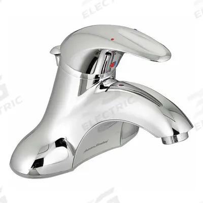AMERICAN STANDARD Low Arc Bathroom Faucet: Reliant 3, Cast Brass, Chrome Finish - Centerset Handle Bathroom Faucets