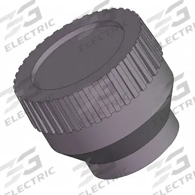 INNOVATIVE COMPONENTS Hand Knob: Knurled, Plastic w/ Steel Thread, #10-24 Thread - Knurled Knobs with Threaded Hole