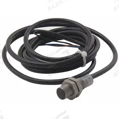 EATON Inductive Cylindrical Proximity Sensor: Non-Terminated Cable, Unshielded, 3 Wires, 10-48V DC (MPN E57PS-12UNC4-C2). Key specifications — Brand: EATON; AC Supply Voltage Rating: Not Rated; DC Supply Voltage Rating: 10-48V DC.