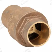 MILWAUKEE VALVE Low Lead Spring Check Valve: Swing, Inline Valve Body, 1 1/2 in Pipe Size, Bronze (MPN UP1548T 1-1/2). Key specifications — Brand: MILWAUKEE VALVE.