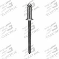 Blind Rivet,1 42/97" L,1/8" dia,PK500: Inch, 1 7/16 in Overall Lg, 11/32 in Body Lg, Steel, 500 PK (MPN U34140.012.0043). Key specifications — Brand: APPROVED VENDOR.
