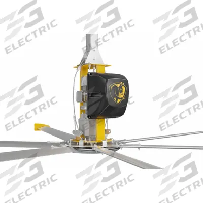 BIG ASS FANS Ceiling Fan: 49,712 cfm Airflow, 10 ft Blade Dia, Variable Speeds, 200 to 240V AC - Industrial Ceiling Fans