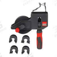 BESSEY Strap Clamp: 23 ft Band Lg, Composite, (4) Pivoting Vario Corners, Polyester, 1 in Band Wd (MPN VAS-23+2K-CB). Key specifications — attr663920: BESSEY; attr798004: Polyester; attr920402: (4) Pivoting Vario Corners.