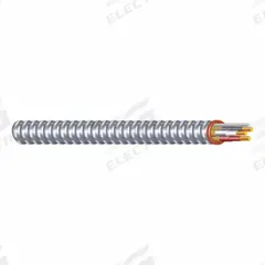 SOUTHWIRE Metal Clad Cable: 12 AWG, 3 Conductors, Copper, 50 ft, Aluminum, Std, THHN/THWN (MPN 61023252). Key specifications — Brand: SOUTHWIRE.