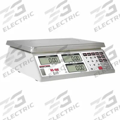 RICE LAKE WEIGHING SYSTEMS Food Scale: 9 1/2 in Weighing Surface Dp - Pricing Scales