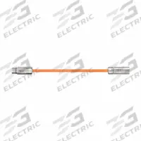 READYCABLE Servo Hybrid Cable: Basic Cable, 70 ft Lg, For Beckhoff, Similar To ZK4501-8023-xxxx, PUR (MPN MAT9850311-70). Key specifications — Cable Jacket Color: Orange; Conductor Configuration: (4xAWG16 (1.5))+(2xAWG18 (0.75))+(1PRxAWG22 (0.34)); Brand: READYCABLE; Cable Jacket Material: PUR.