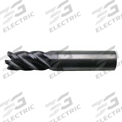 CLEVELAND Corner Radius End Mill: Carbide, TiAlN Coated, 5 Flute, 3/16" Mill Dia - Fast-Cutting Carbide Corner-Radius End Mills for Stainless Steel & Super Alloys