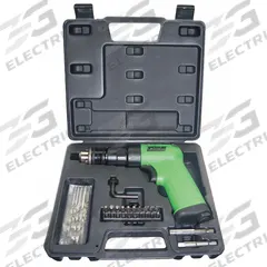 SPEEDAIRE Air-Powered Drill: 1/4 in Chuck, Light Duty, 2,000 RPM, 0.29 hp, Keyed (MPN 12V744). Key specifications — attr1320790: SPEEDAIRE.