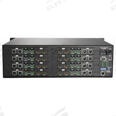 ZIGEN HDMI Switch: 4 Ports, Black, HDMI Female, 5 1/8 in Overall Ht - A-V Switches