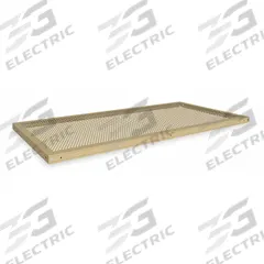 TENNSCO Shelf: 36 in Overall Wd, 12 in Overall Dp, Solid Shelf, 22 ga, Tan, 450 lb Shelf Capacity (MPN QS-3612P). Key specifications — attr37155: Tan; attr37156: Powder Coated; attr55828: Shelf; attr37160: Steel; attr33654: TENNSCO.