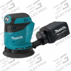 MAKITA Cordless Sander: 18V LXT, Bare Tool, 5 in Dia, Random Orbital, Hook and Loop, 1/8 in Orbit (MPN XOB01Z). Key specifications — attr658803: Bare Tool; attr658828: Disc Sander; attr658800: MAKITA; attr868314: 18 V.