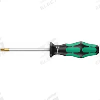 WERA General Purpose Torx Screwdriver: Kraftform, Std Lg, Torx Tip, Friction, T8 Tip Size (MPN 05028048001). Key specifications — attr1205076: T8; attr1205081: WERA; attr1205102: Ergonomic.