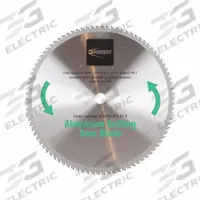 FEIN Circular Saw Blade: 14 in Blade Dia., 90 Teeth, 0.11 in Cut Wd, 1 in Arbor Size, Thick Metal (MPN 63502014610). Key specifications — attr1116119: FEIN; attr1145631: Non-Ferrous Metals.