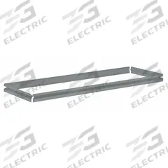 TENNSCO Shelf: 42 in x 12 in, 900 lb Load Capacity, Gray, Shelf (MPN ZBES-4212). Key specifications — Includes: (4) Beams; Shelf Configuration: Single Straight; Color: Gray; Frame Material: Steel; Brand: TENNSCO; Frame Finish: Zinc Plated; Product Type: Shelf.
