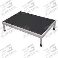 COTTERMAN Work Platform: 8 in Platform Ht - Max, 19 in Platform Wd, 36 in Platform Dp, Adj Ht, 8 in (MPN 1SAWP1936A8 A5-8 B1 P1). Key specifications — Brand: COTTERMAN; Color: Silver; Tread Type: Antifatigue Mat.