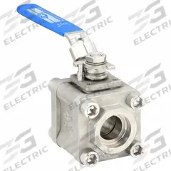 MILWAUKEE VALVE Manual Two-Way Ball Valve: 1 1/4 in, Stainless Steel, Straight, Socket x Socket (MPN 35FSS1NLL-114). Key specifications — Brand: MILWAUKEE VALVE; Seat Material: Polymer; Handle: Locking Lever.