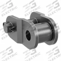 TSUBAKI Offset Link: Offset, Single Strand, 08B, 1/2 in Pitch, 23/32 in Chain Overall Wd, Steel (MPN RS08BOL). Key specifications — Brand: TSUBAKI.