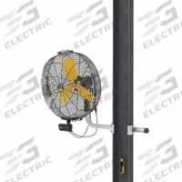 BIG ASS FANS Mounted Fan: 24 1/2 in Blade Dia, 100 to 120V AC, 1/3 hp Motor HP, Wall Mount, Bracket (MPN F-AE1-2401L14S34V56). Key specifications — Brand: BIG ASS FANS; Voltage: 100 to 120V AC; Number of Speeds: Variable; Fan Mounting Location: Wall; Oscillation: Non-Oscillating; Mounting Type: Bracket.
