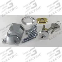 AMERICAN GARAGE DOOR SUPPLY Cylinder Lock: Keyed, 3/4 in Overall Dp, 2 1/4 in Base Lg, 3 in Base Wd (MPN LDC10). Key specifications — Brand: AMERICAN GARAGE DOOR SUPPLY; Lock Type: Keyed; Product Type: Cylinder Lock.