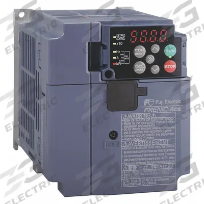 FUJI ELECTRIC Variable Frequency Drive: In Phase Single, Out Phase Three, 1/2 hp, No Bypass - Fuji FRENIC Ace