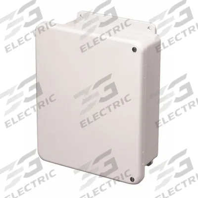 WIEGMANN Enclosure: Fiberglass, 10 in x 8 in x 4 in, NEMA 1/12/3R/4X/6P, Hinged - Fiberglass Submersible Enclosures
